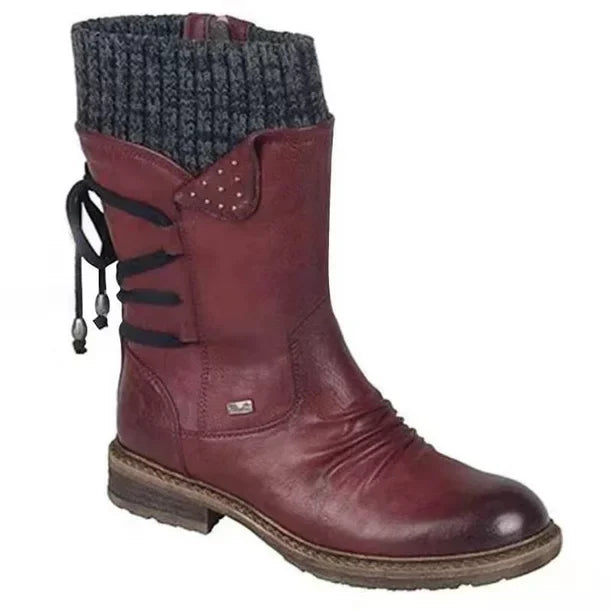 Studio Harvyn | Women – Winter Ankle Boots with Lacing - Stylish & Warm