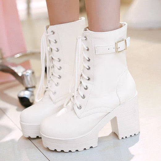 Studio Harvyn | Women - Boots - Lace Up with Buckle