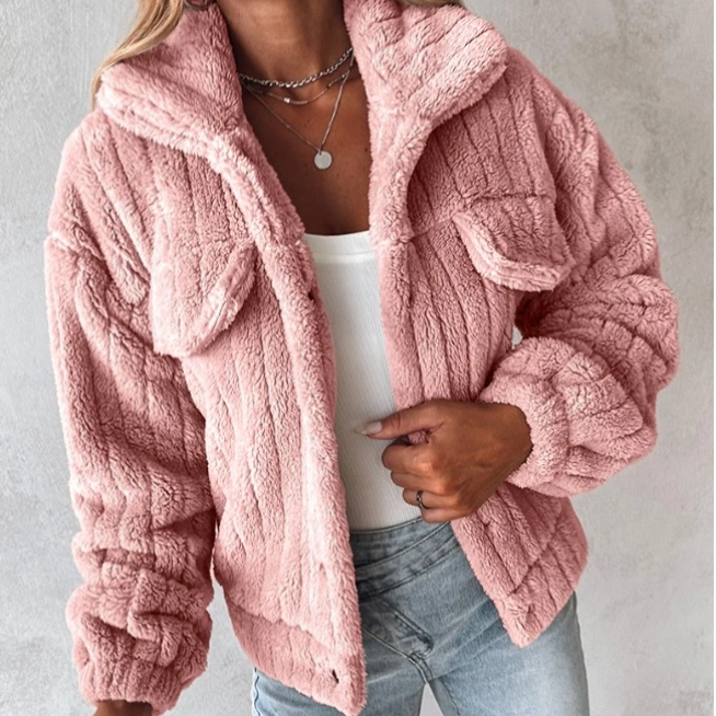 Studio Harvyn | Women - Short Warm Teddy Coat - Cosy Style