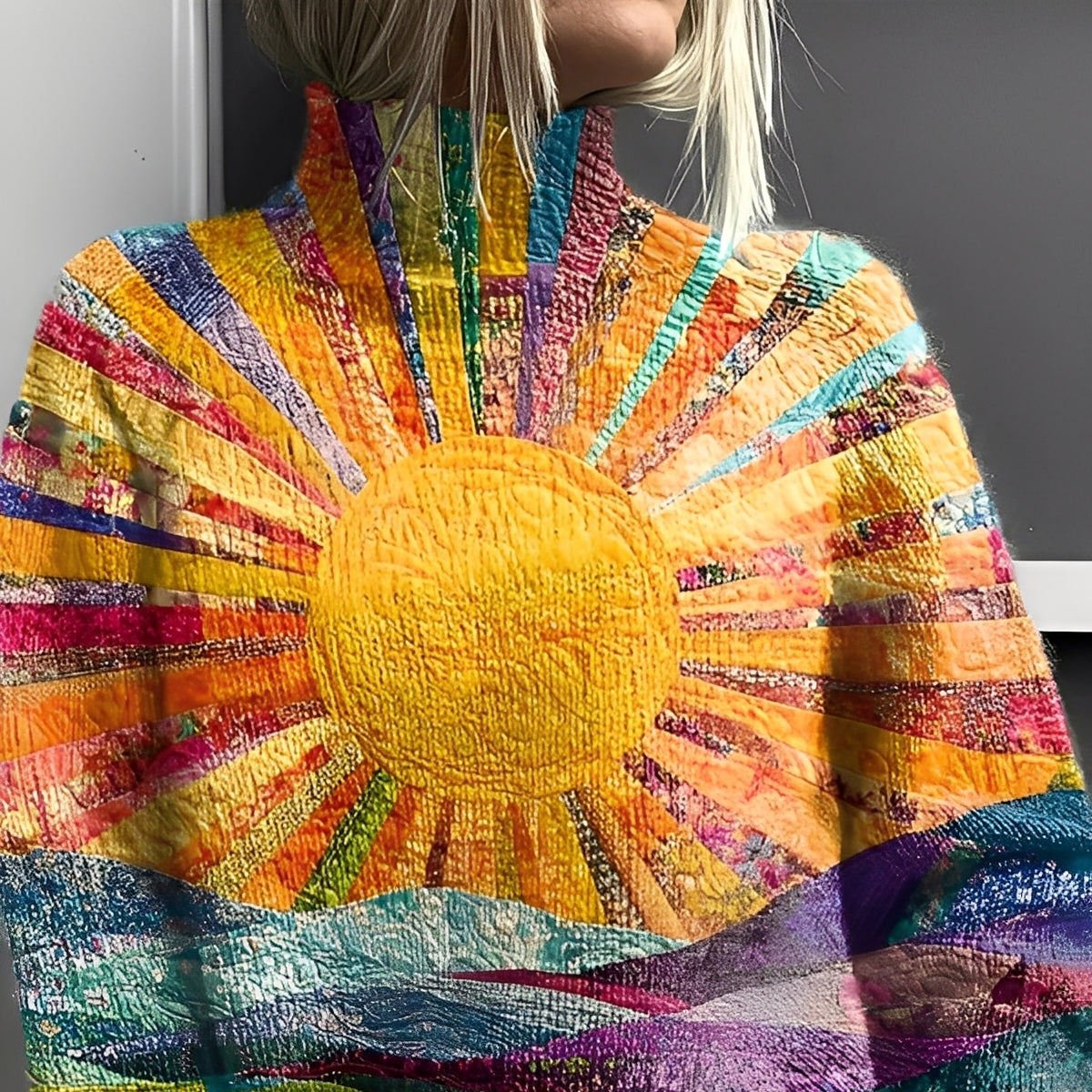 Studio Harvyn | Women - Turtleneck Jumper - Stylish Colourful Knit