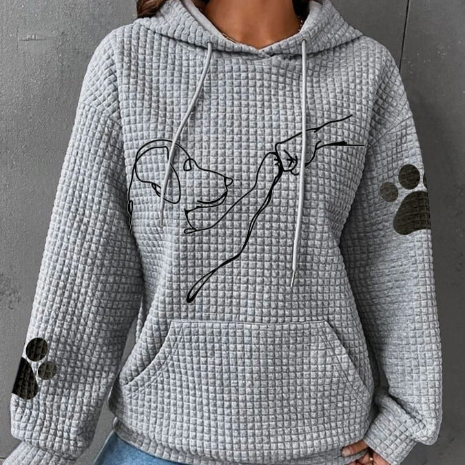 Studio Harvyn | Women - Cosy Hoodie - Adorable Dog Print