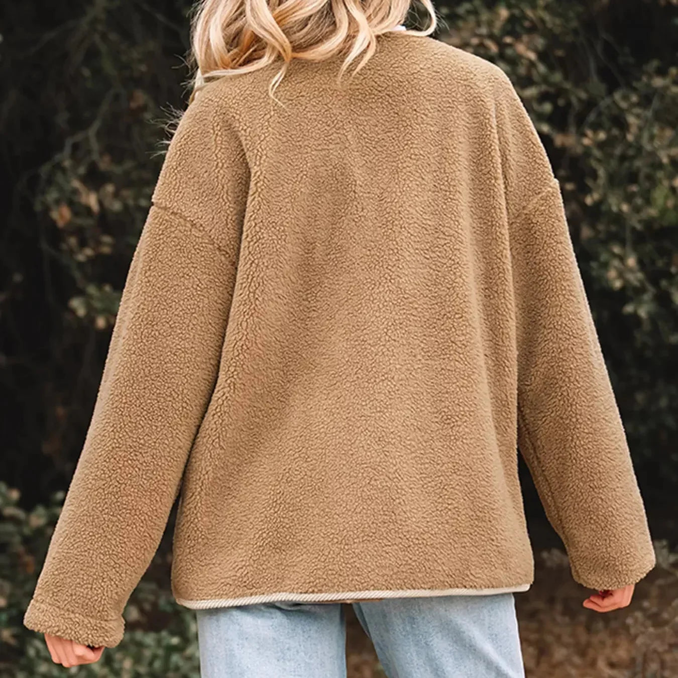 Studio Harvyn | Women - Sherpa Teddy Jacket - Button Front Style