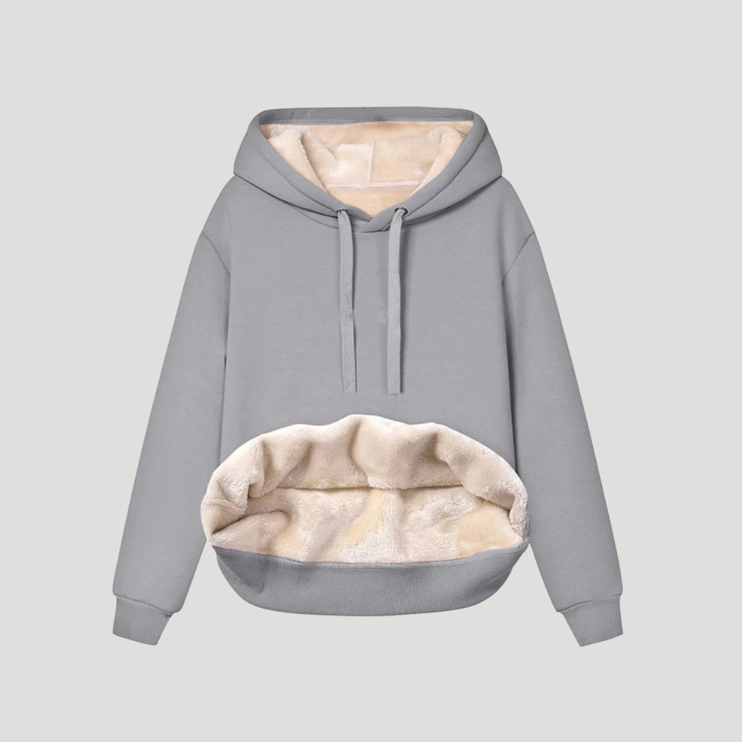 Studio Harvyn | Women - Fleece-Lined Winter Hoodie - Oversized Style