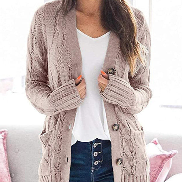 Studio Harvyn | Women - Cable Knit Cardigan - Pockets