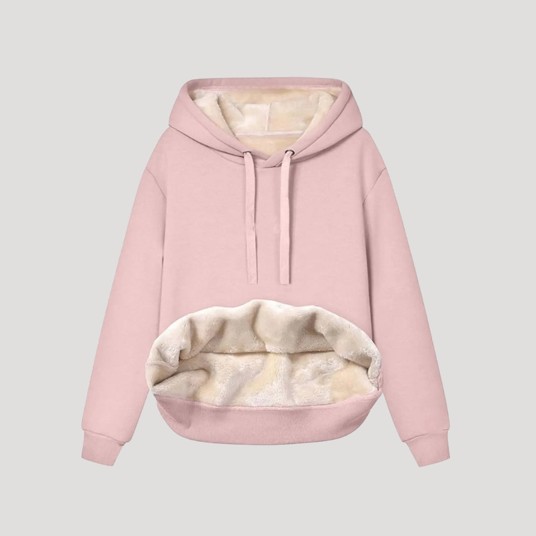 Studio Harvyn | Women - Fleece-Lined Winter Hoodie - Oversized Style