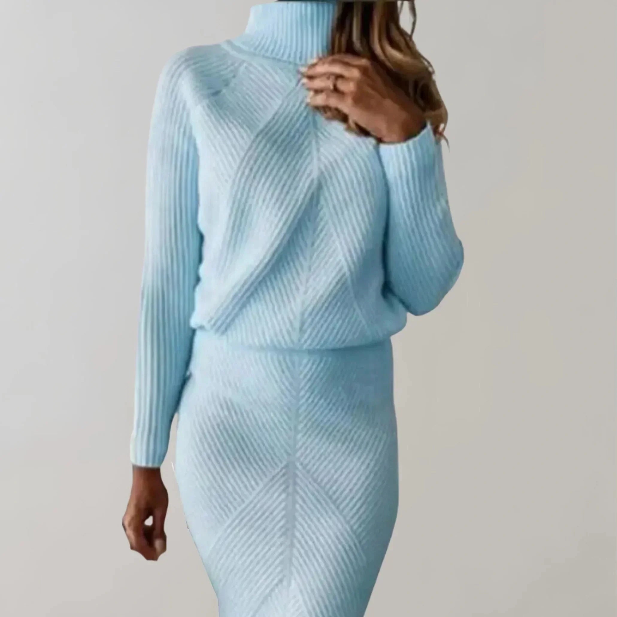 Studio Harvyn | Women – Two-Piece Slim Fit Set - Ribbed Knit
