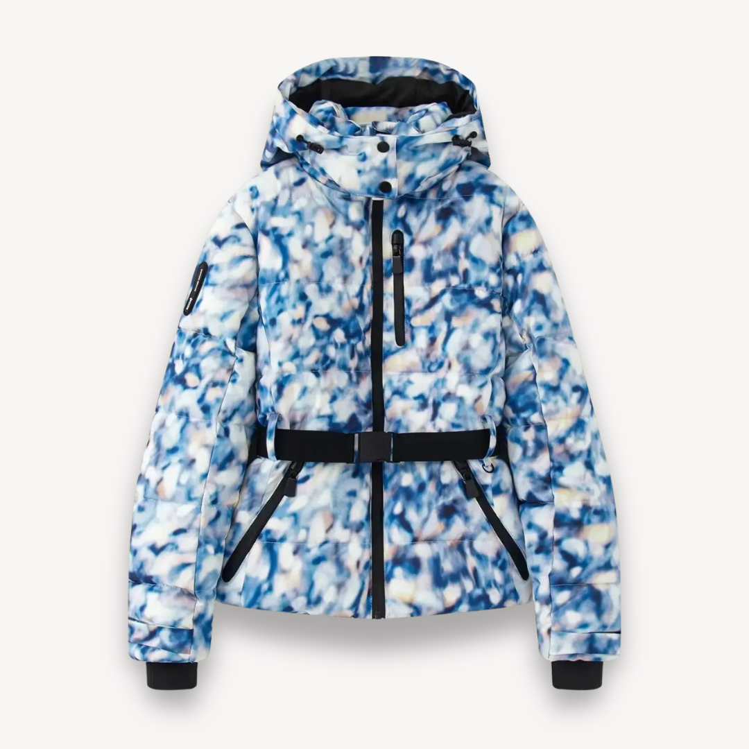 Studio Harvyn | Women - Hooded Belted Puffer Jacket - Cosy Style