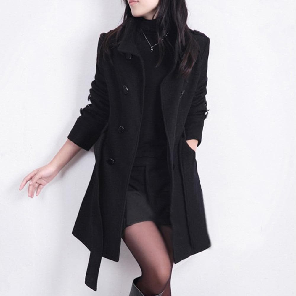 Studio Harvyn | Women – Stylish Trench Coat - Waist Belt
