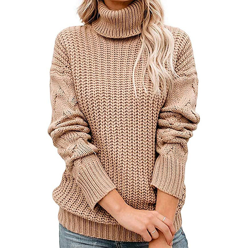 Studio Harvyn | Women - Chunky Knit Turtleneck Jumper - Cosy Style