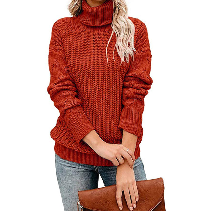Studio Harvyn | Women - Chunky Knit Turtleneck Jumper - Cosy Style