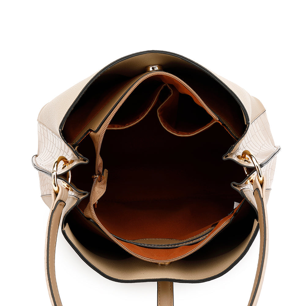 Studio Harvyn | Women - Hobo Hand Bag - Croco Inserts - Chic Style