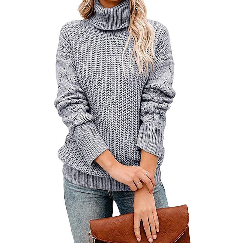 Studio Harvyn | Women - Chunky Knit Turtleneck Jumper - Cosy Style