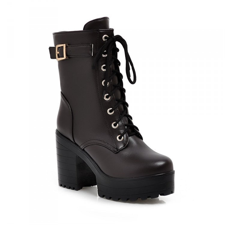 Studio Harvyn | Women - Boots - Lace Up with Buckle