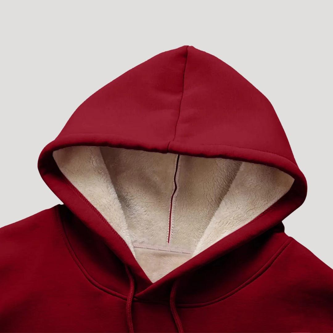 Studio Harvyn | Women - Fleece-Lined Winter Hoodie - Oversized Style