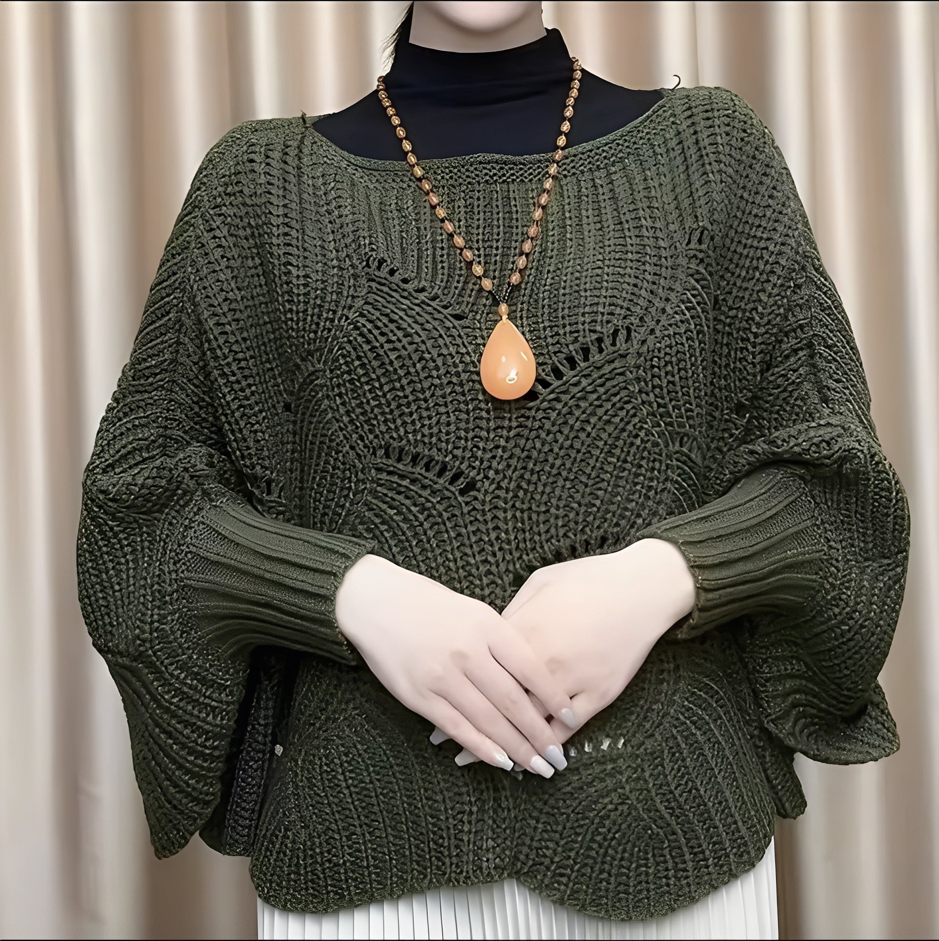 Studio Harvyn | Women - Thermal Jumper - Cosy Wide Sleeve Design