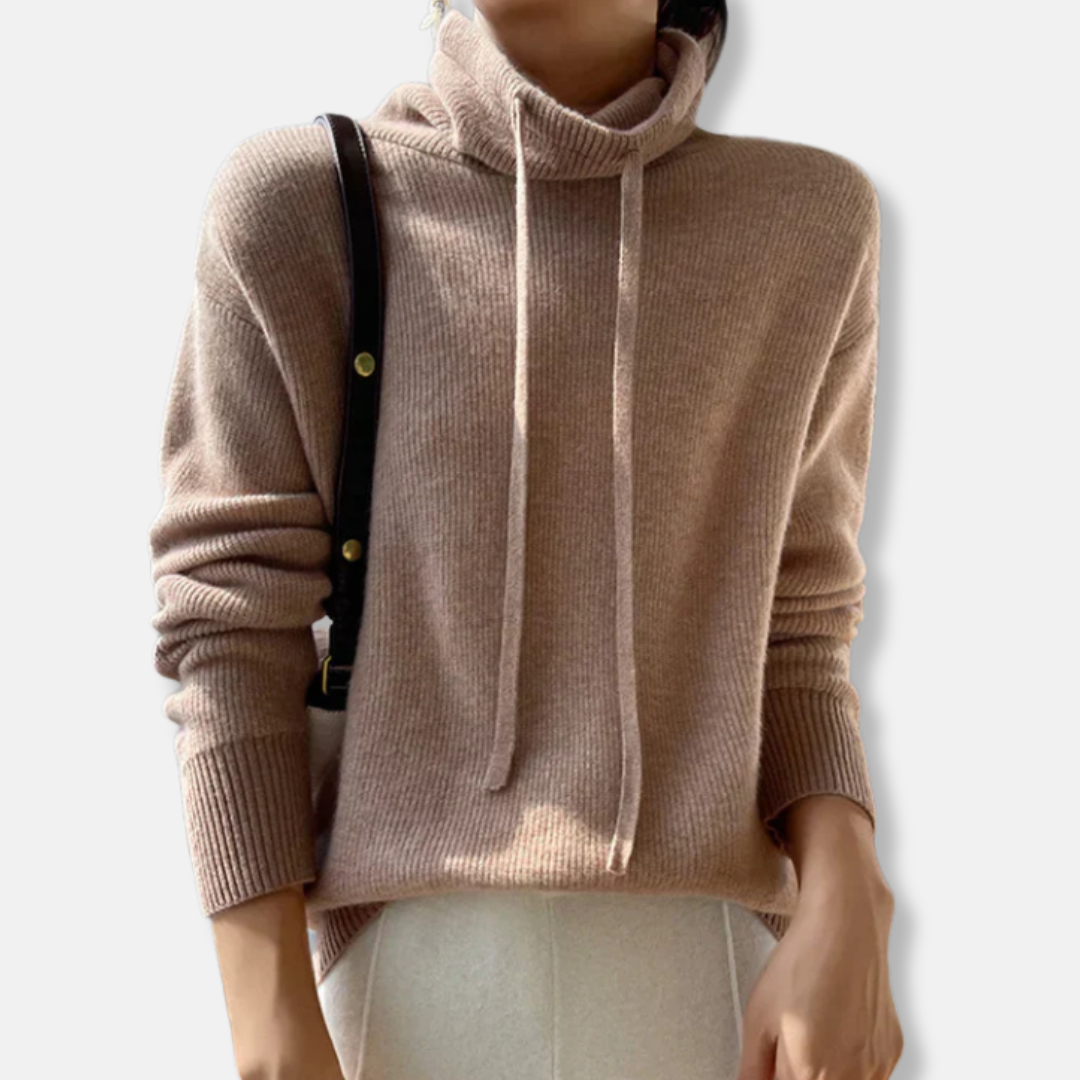 Studio Harvyn | Women - Turtleneck Jumper - Ribbed Knit