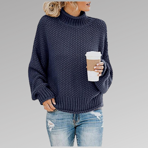 Studio Harvyn | Women - Knitted Jumper - Turtleneck Warm Loose Fit