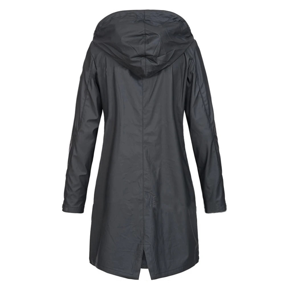 Studio Harvyn | Women - Long Autumn Jacket - High Collar