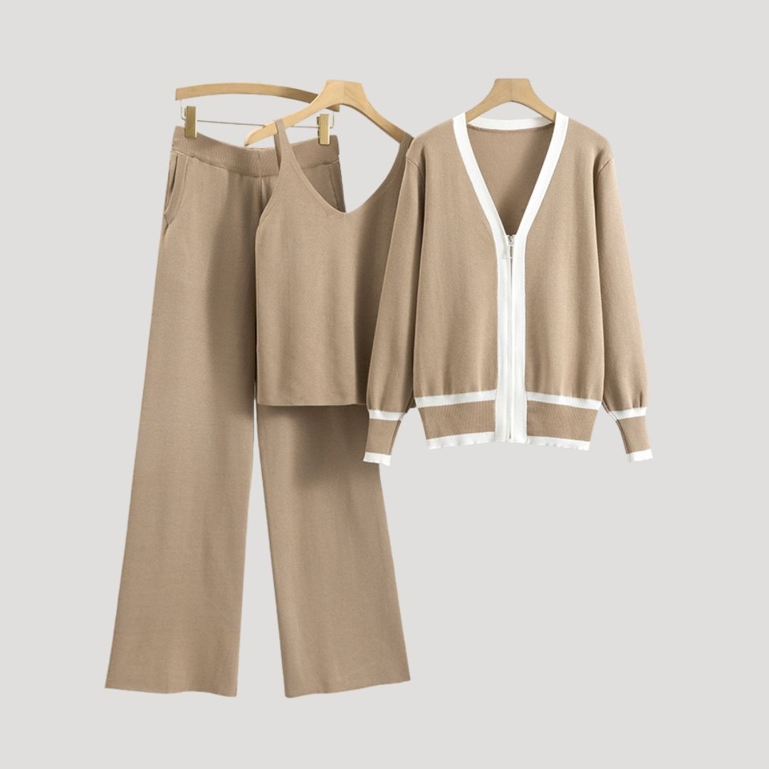 Studio Harvyn | Women - Knitted 3-Piece Loungewear Set