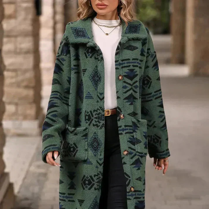 Studio Harvyn | Women - Winter Coat – Stylish Printed Design