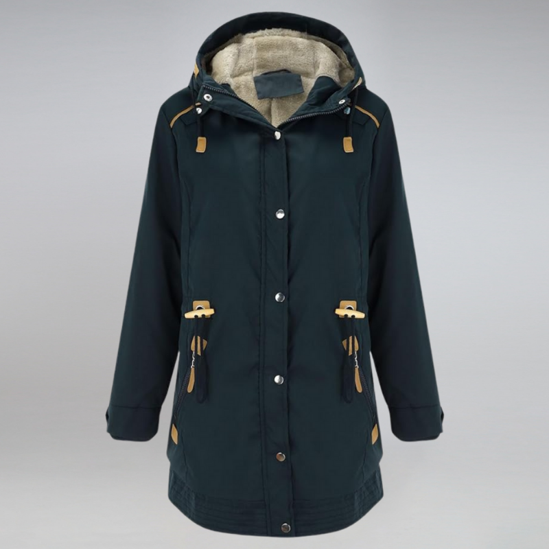 Studio Harvyn | Women - Warm Winter Jacket with Hood for Comfort