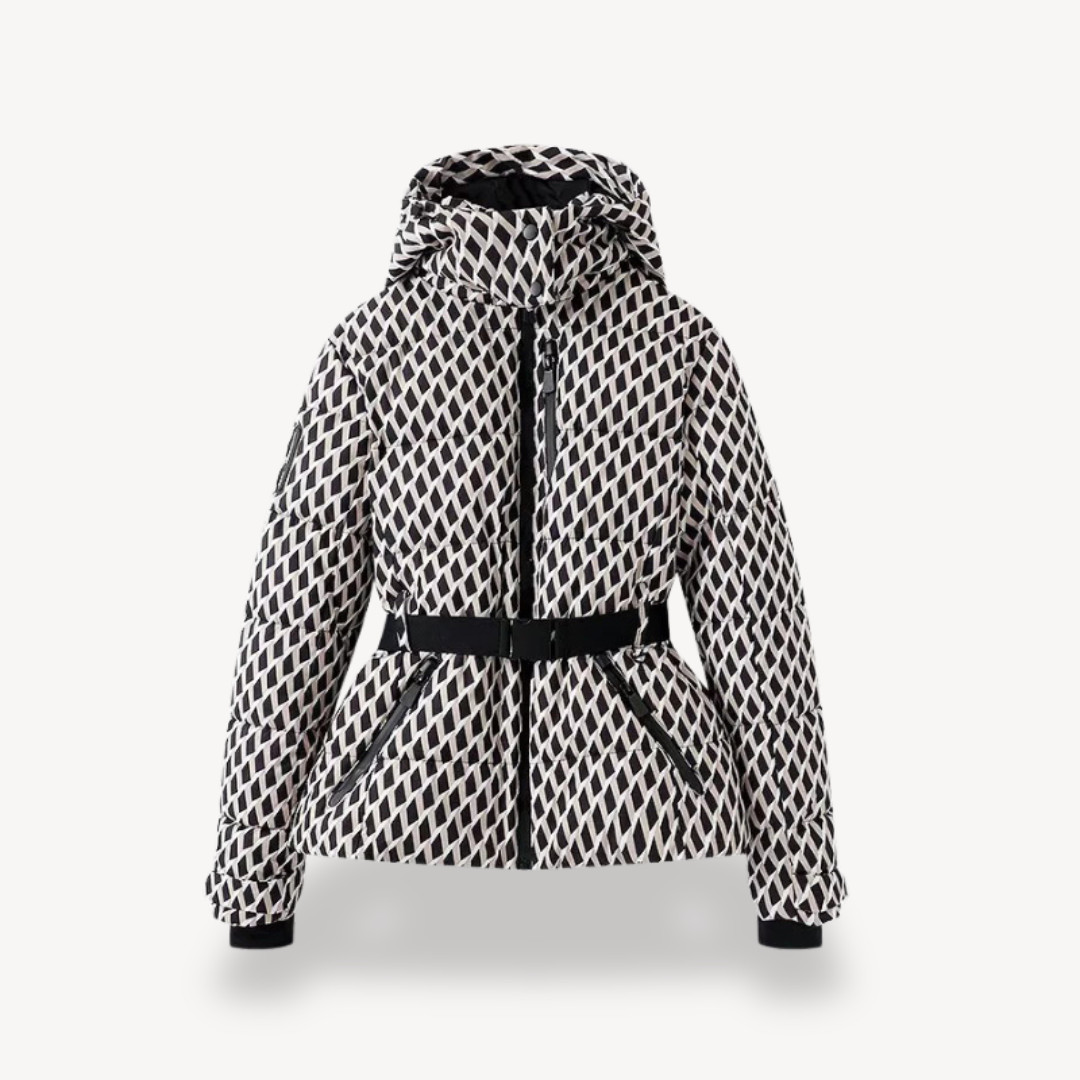 Studio Harvyn | Women - Hooded Belted Puffer Jacket - Cosy Style