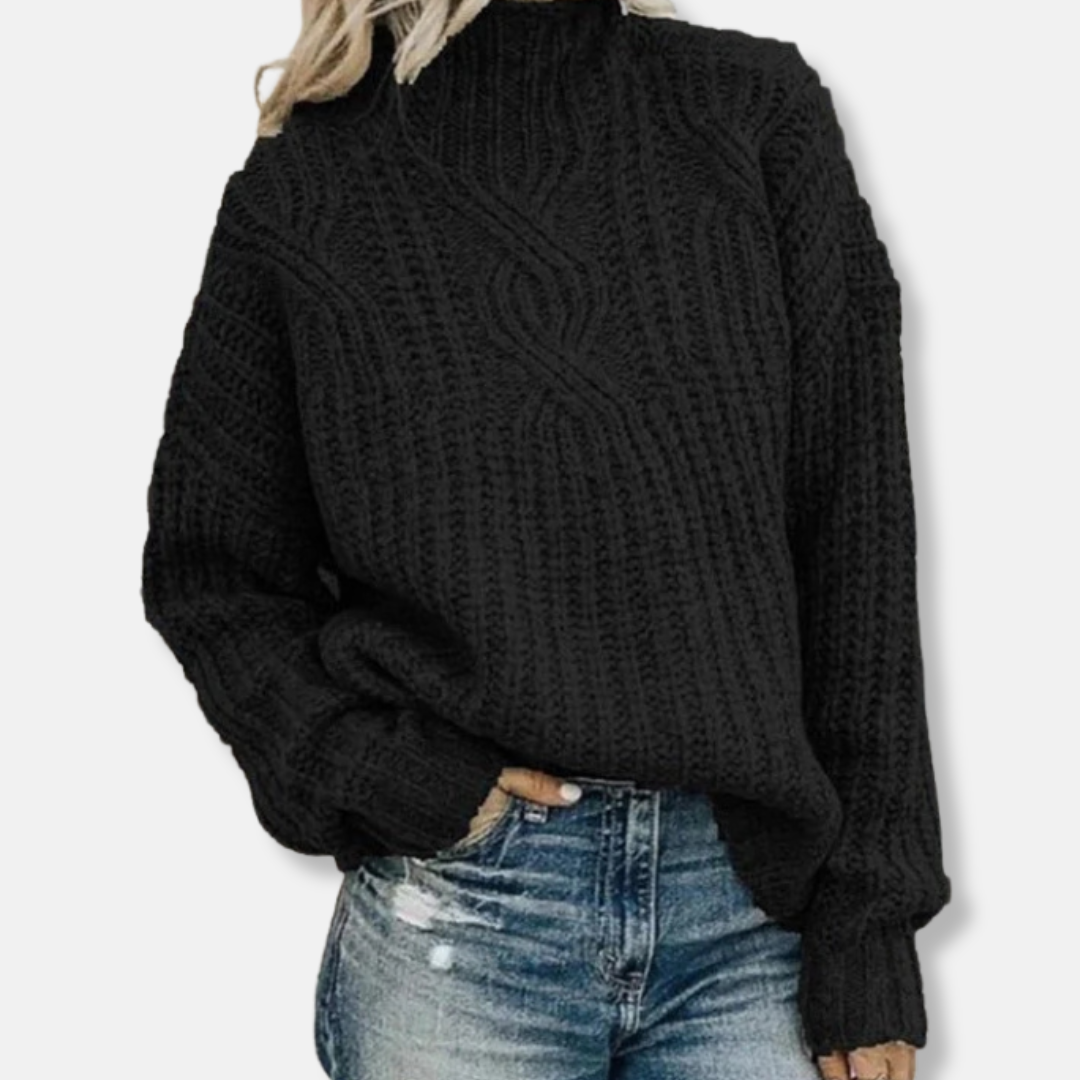 Studio Harvyn | Women - Oversized Jumper - Turtleneck Knit