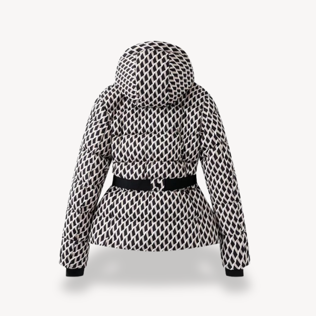 Studio Harvyn | Women - Hooded Belted Puffer Jacket - Cosy Style