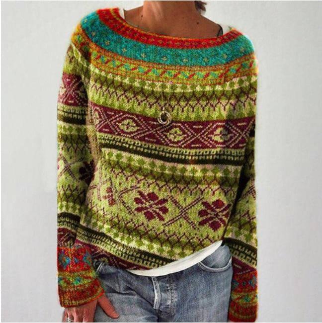 Studio Harvyn | Women - Winter Jumper - Retro Knit Long Sleeve