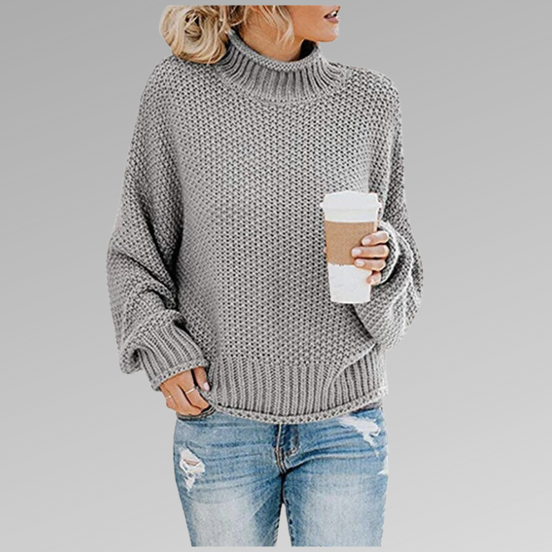 Studio Harvyn | Women - Knitted Jumper - Turtleneck Warm Loose Fit