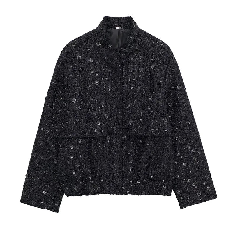Studio Harvyn | Women - Light Sequin Short Jacket - Stylish & Fun