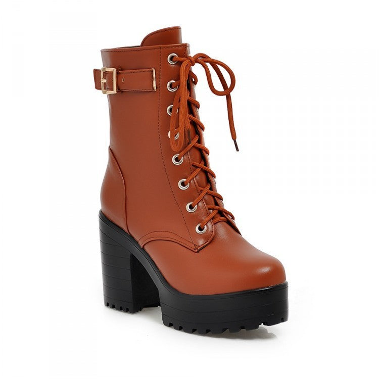 Studio Harvyn | Women - Boots - Lace Up with Buckle