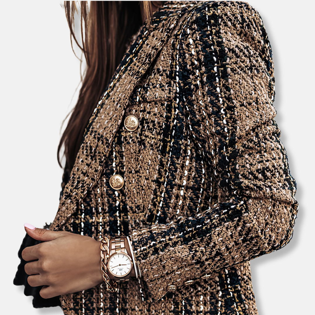 Studio Harvyn | Women - Check Blazer - Double-Breasted Style