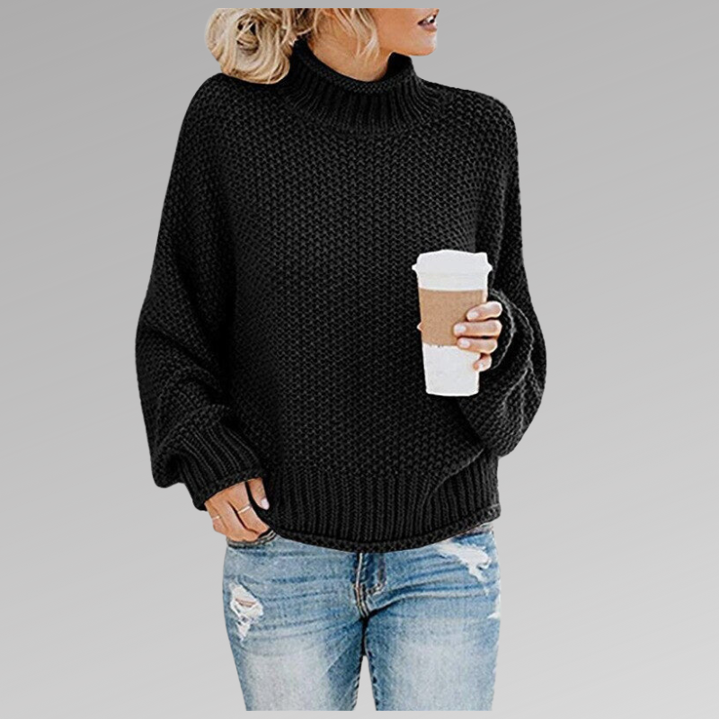 Studio Harvyn | Women - Knitted Jumper - Turtleneck Warm Loose Fit