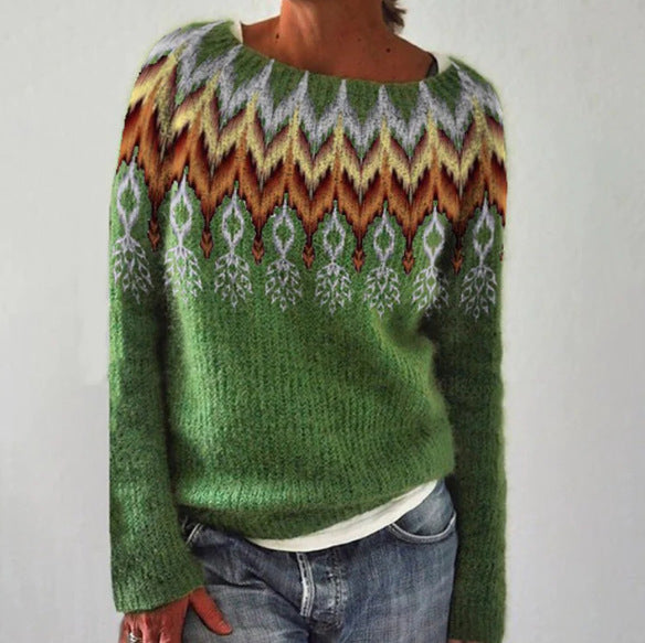 Studio Harvyn | Women - Winter Jumper - Retro Knit Long Sleeve