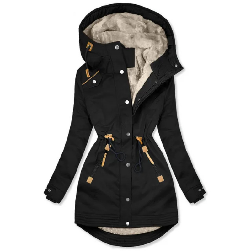 Studio Harvyn | Women - Warm Winter Jacket with Hood for Comfort