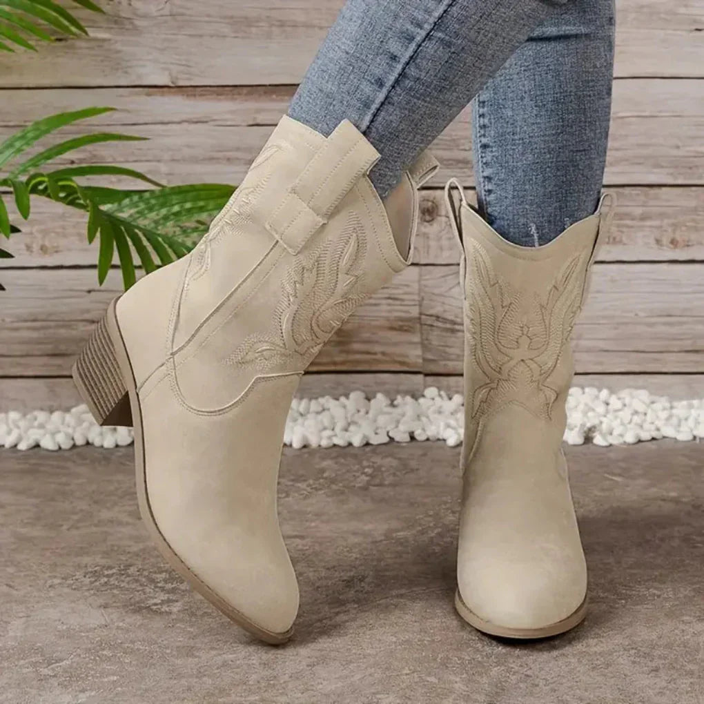 Studio Harvyn | Women - Vegan Leather Cowboy Boots – Western Stitching