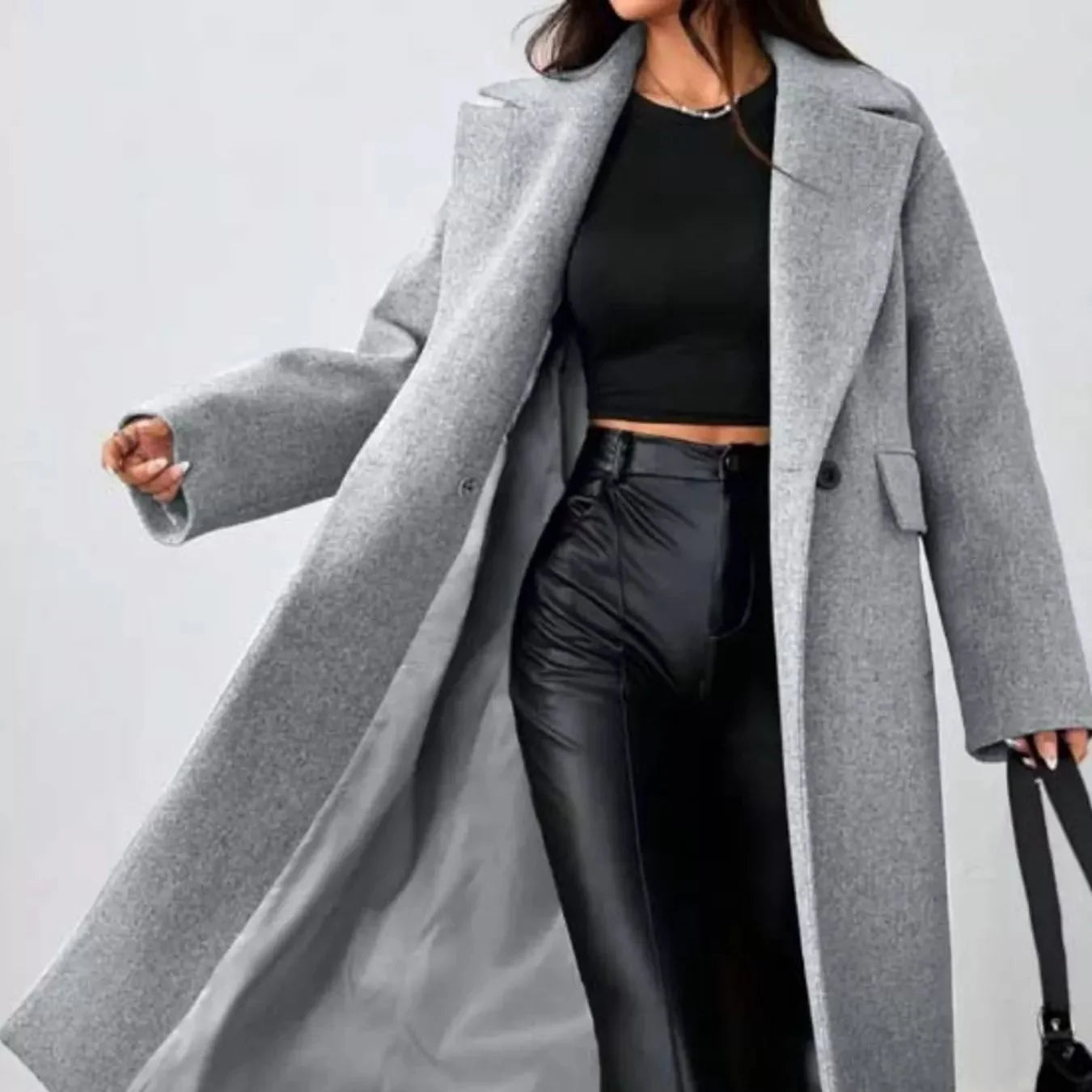 Studio Harvyn | Women – Oversized Long Coat – Warm Lined