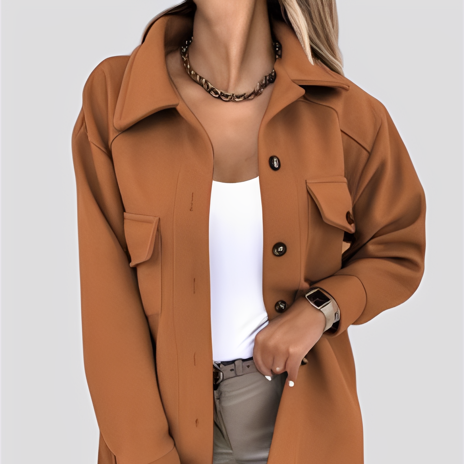 Studio Harvyn | Women - Lightweight Wool Lapel Collar Jacket