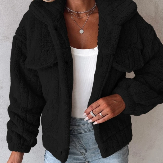 Studio Harvyn | Women - Short Warm Teddy Coat - Cosy Style