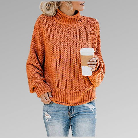 Studio Harvyn | Women - Knitted Jumper - Turtleneck Warm Loose Fit