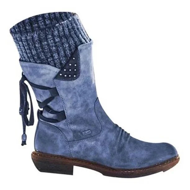 Studio Harvyn | Women – Winter Ankle Boots with Lacing - Stylish & Warm
