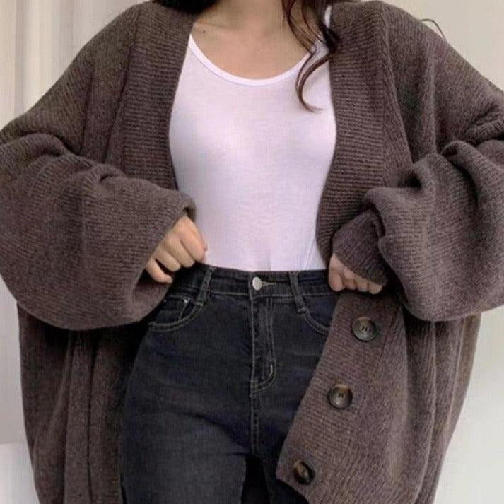 Studio Harvyn | Women - Oversized Cardigan – Button-Down