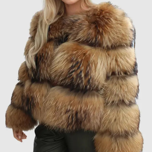 Studio Harvyn | Women - Stylish Faux Fur Jacket - Cosy & Chic