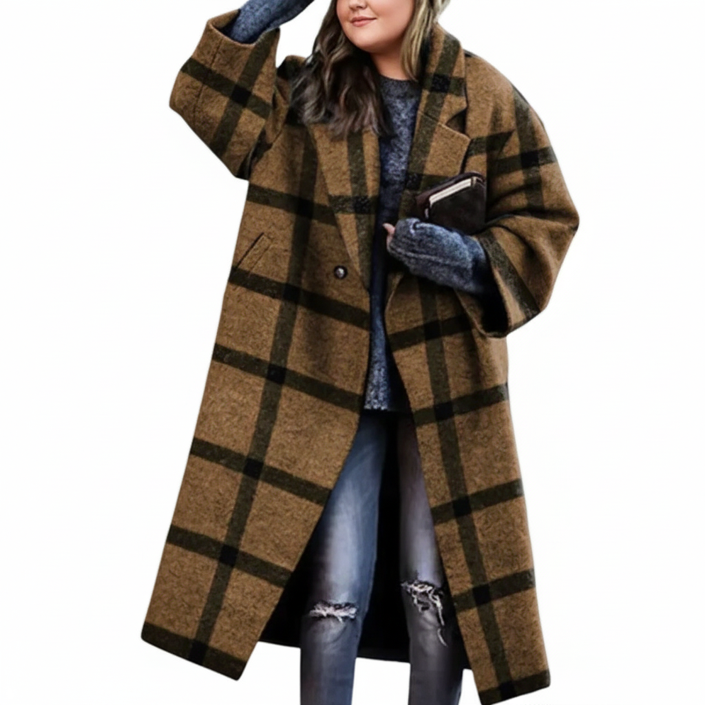 Studio Harvyn | Women - Long Coat Plus Size - Wool Blend