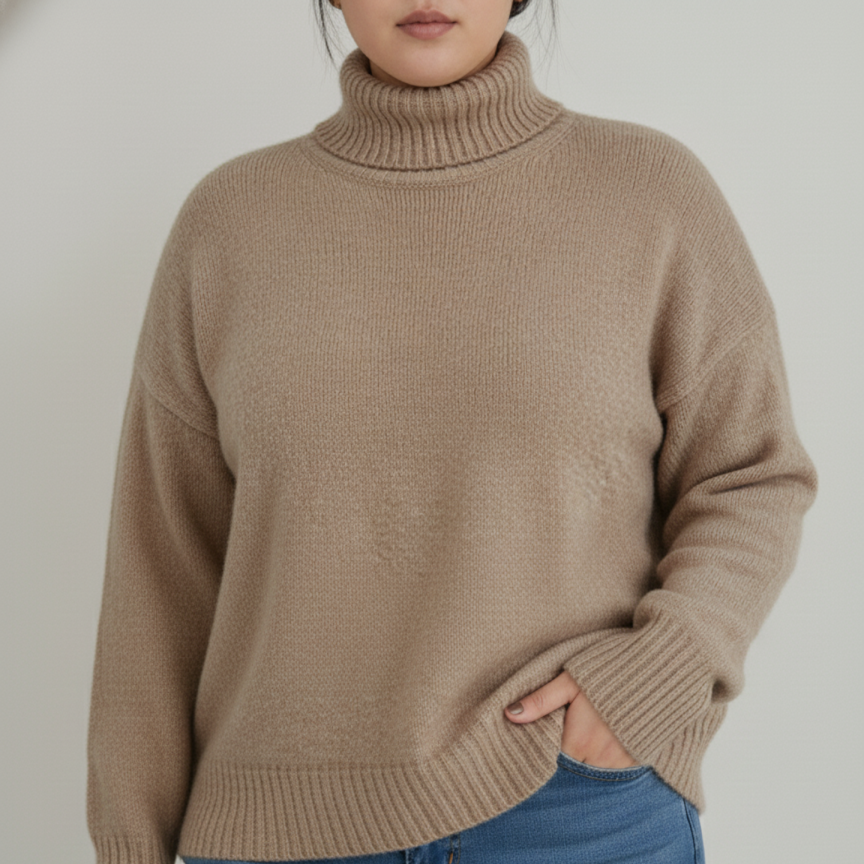 Studio Harvyn | Women - Knitted Cashmere Look Turtleneck