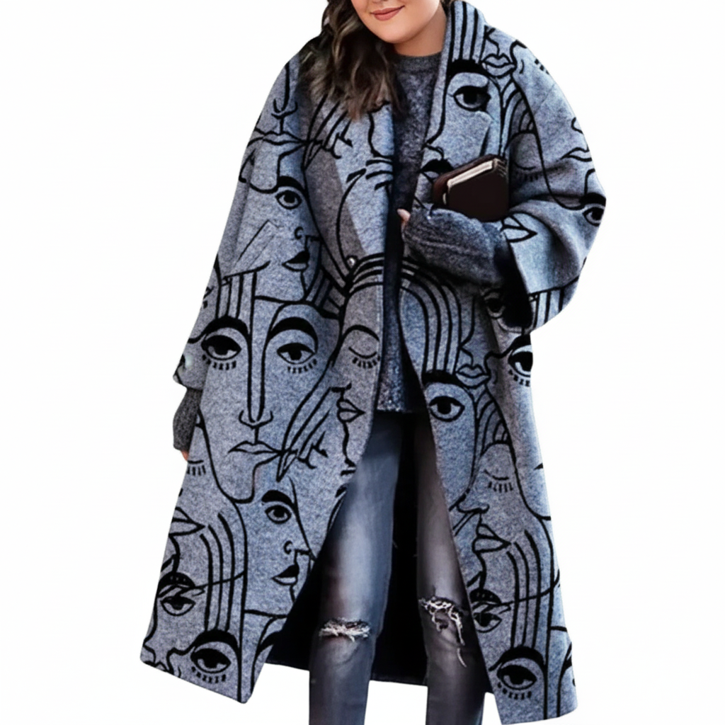 Studio Harvyn | Women - Long Coat Plus Size - Wool Blend