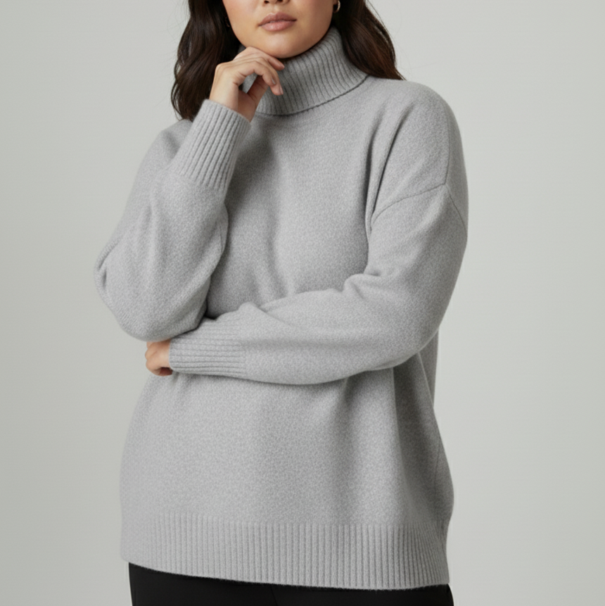 Studio Harvyn | Women - Knitted Cashmere Look Turtleneck