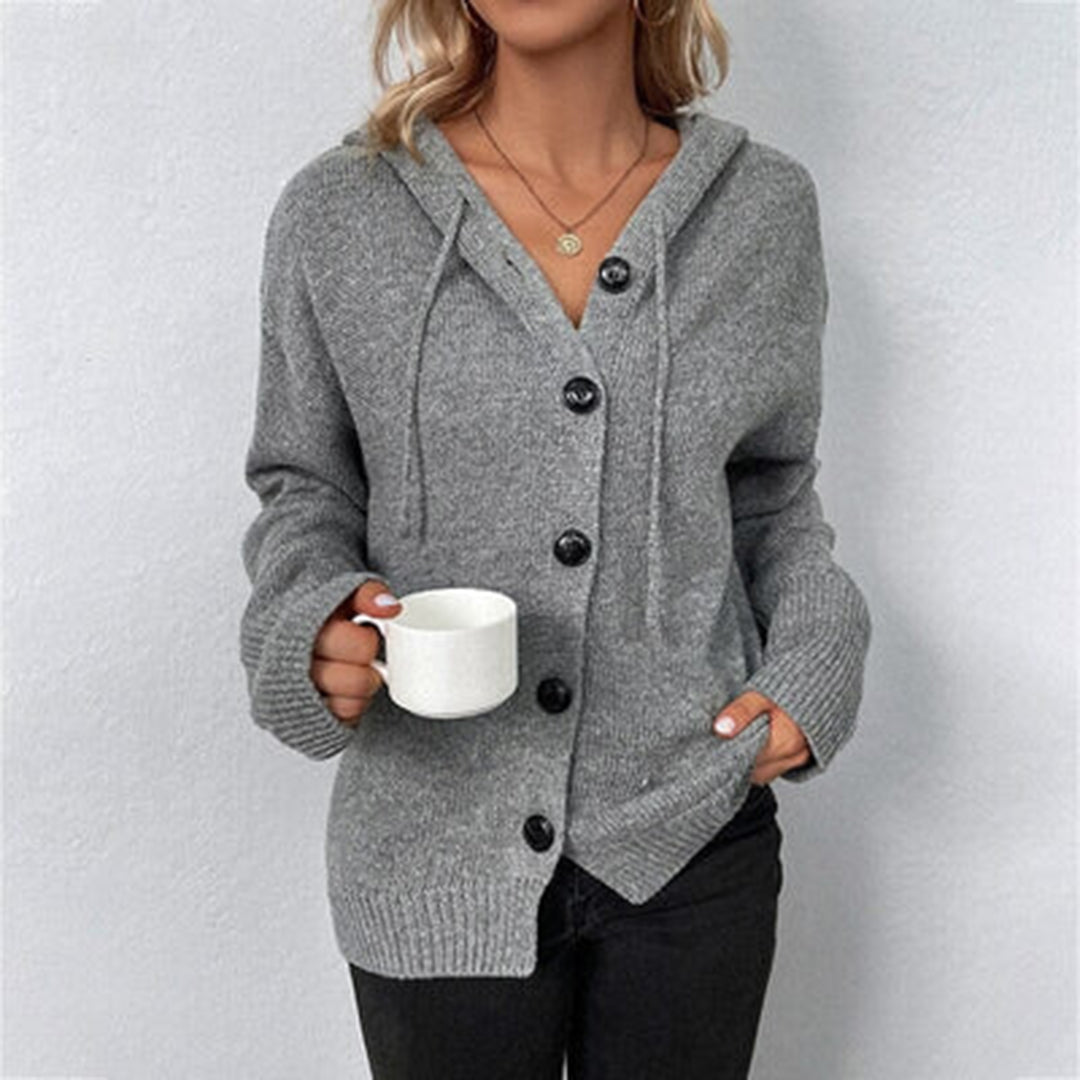 Studio Harvyn | Women – Hooded Knit Cardigan - Cosy & Stylish