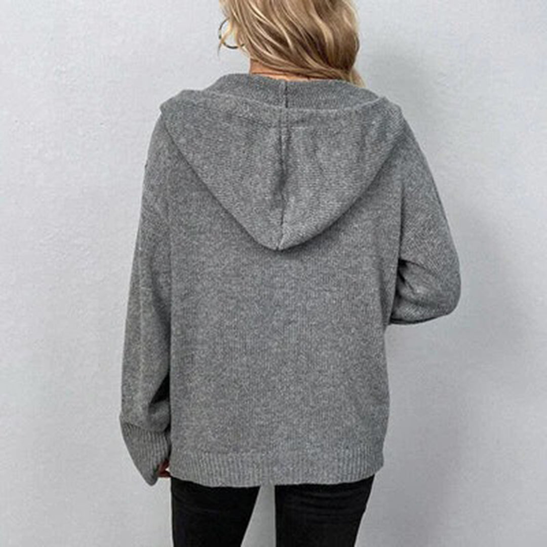 Studio Harvyn | Women – Hooded Knit Cardigan - Cosy & Stylish